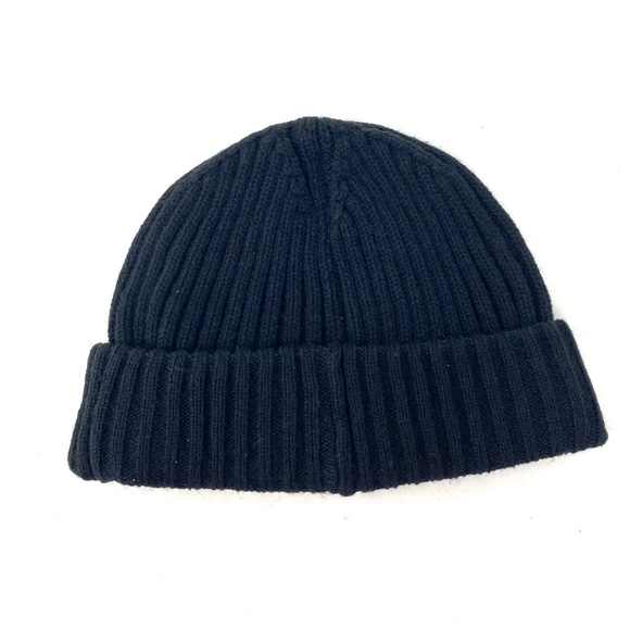 VANS Shallow Cuff Black Beanie Unisex Knit Hat One Size VN0A5KIOBLK - Picture 3 of 5